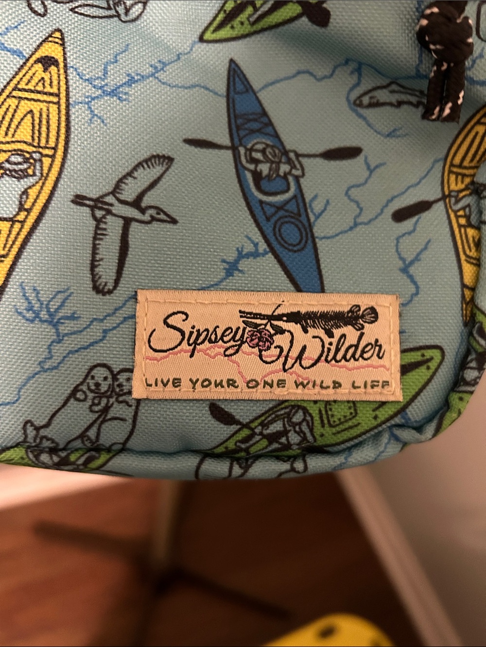 Hip pack, Float trip ranger Kayak Print Waist Bag w/ matching bottle holder - Picture 6 of 9